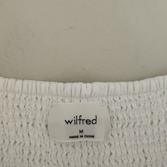 Aritzia White Puff Sleeve Dress - Picture 6 of 8